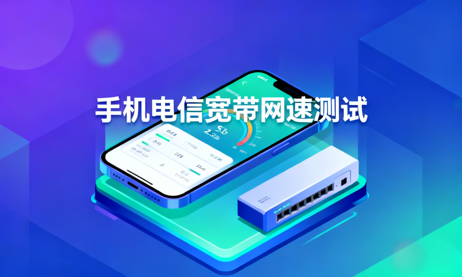 手机电信宽带网速测试