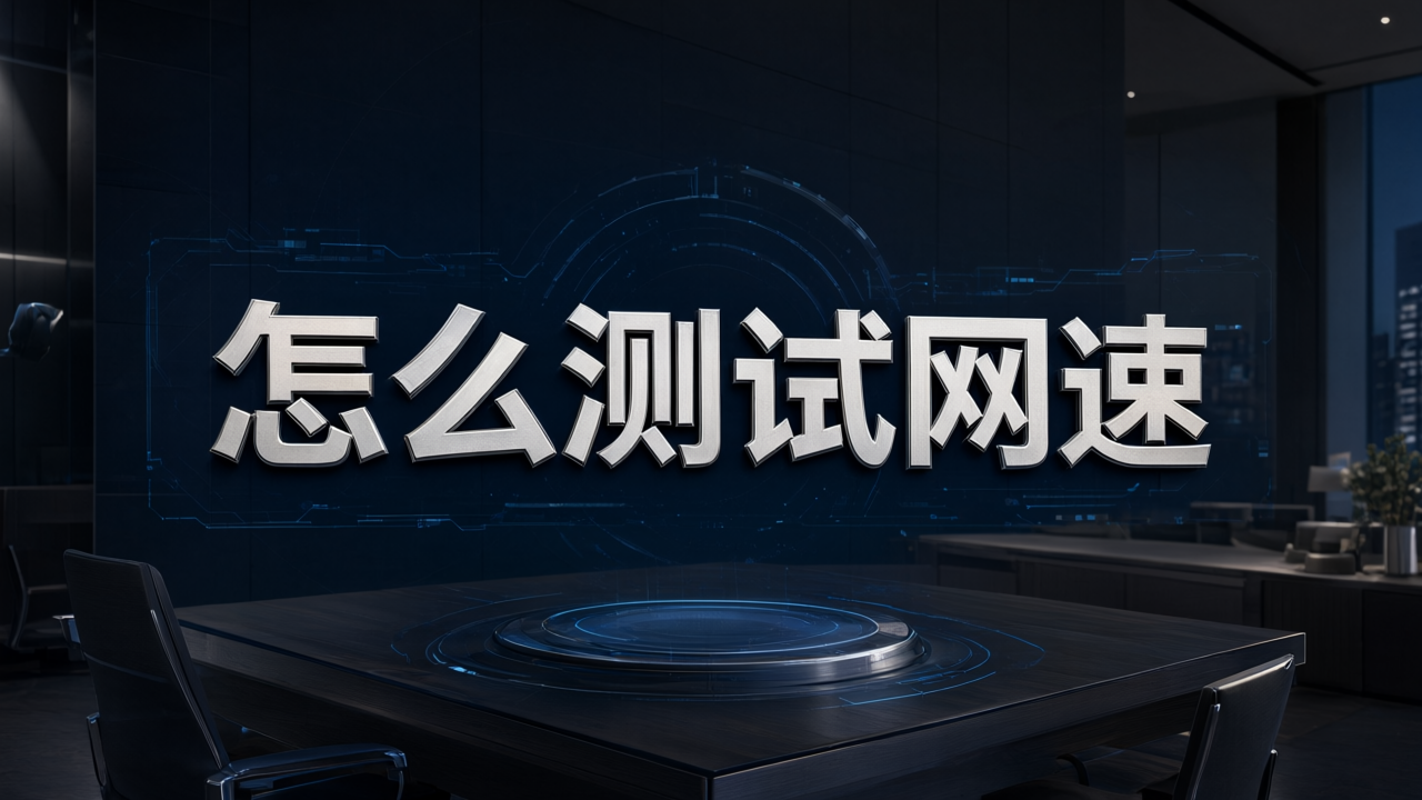 怎么测试网速
