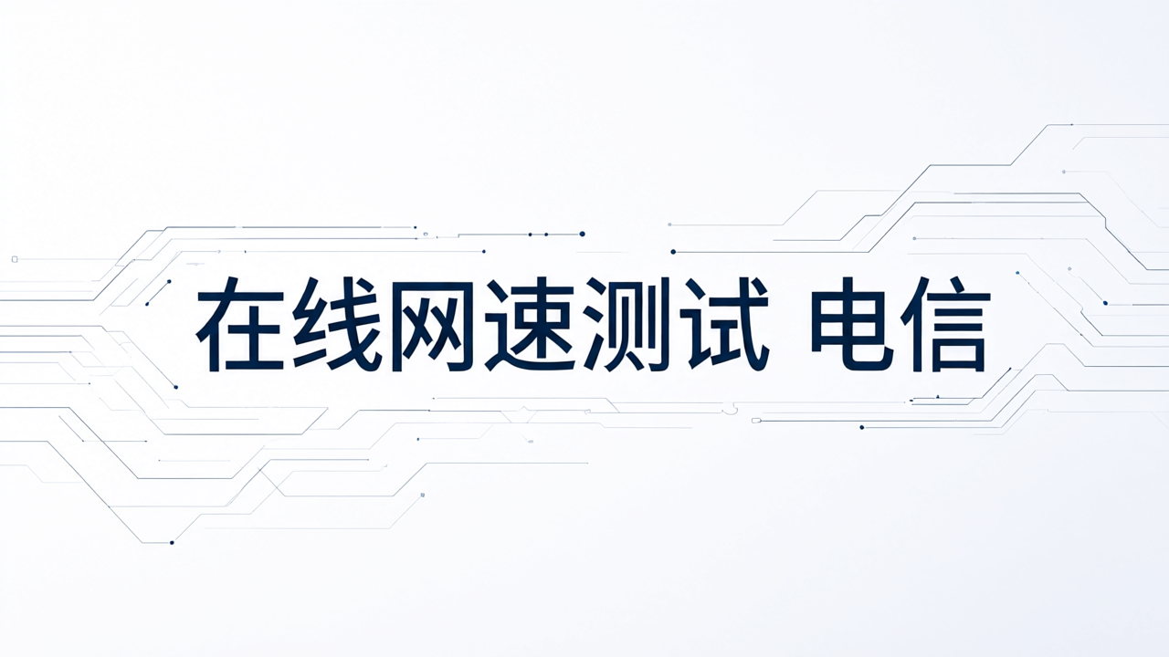 在线网速测试 电信