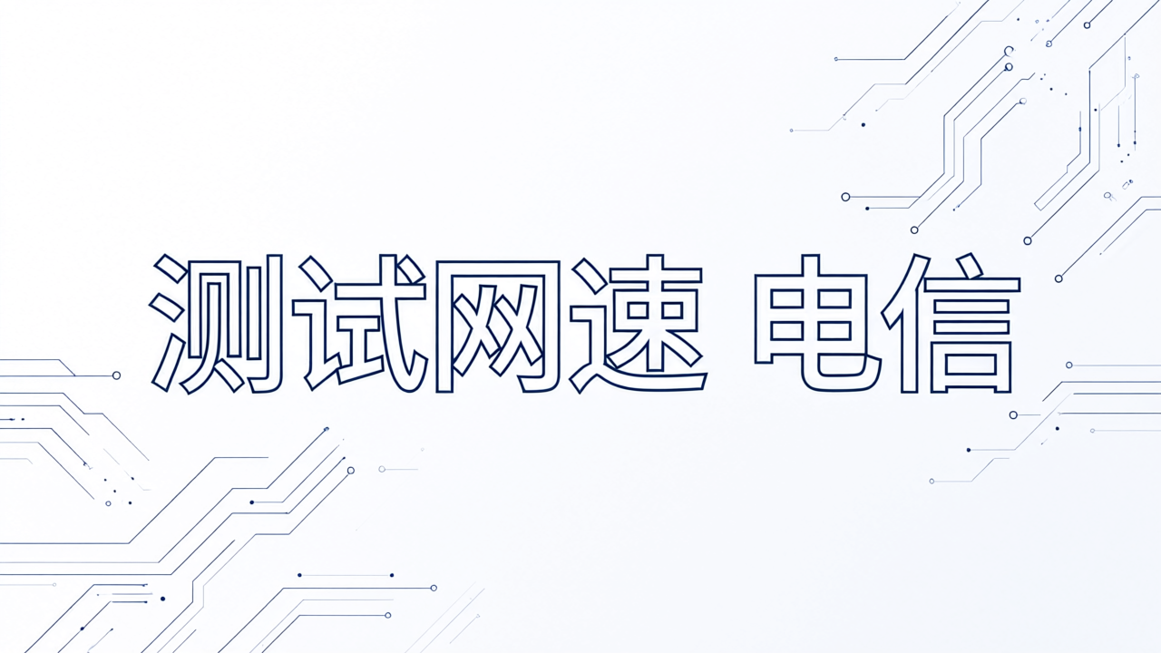 测试网速 电信