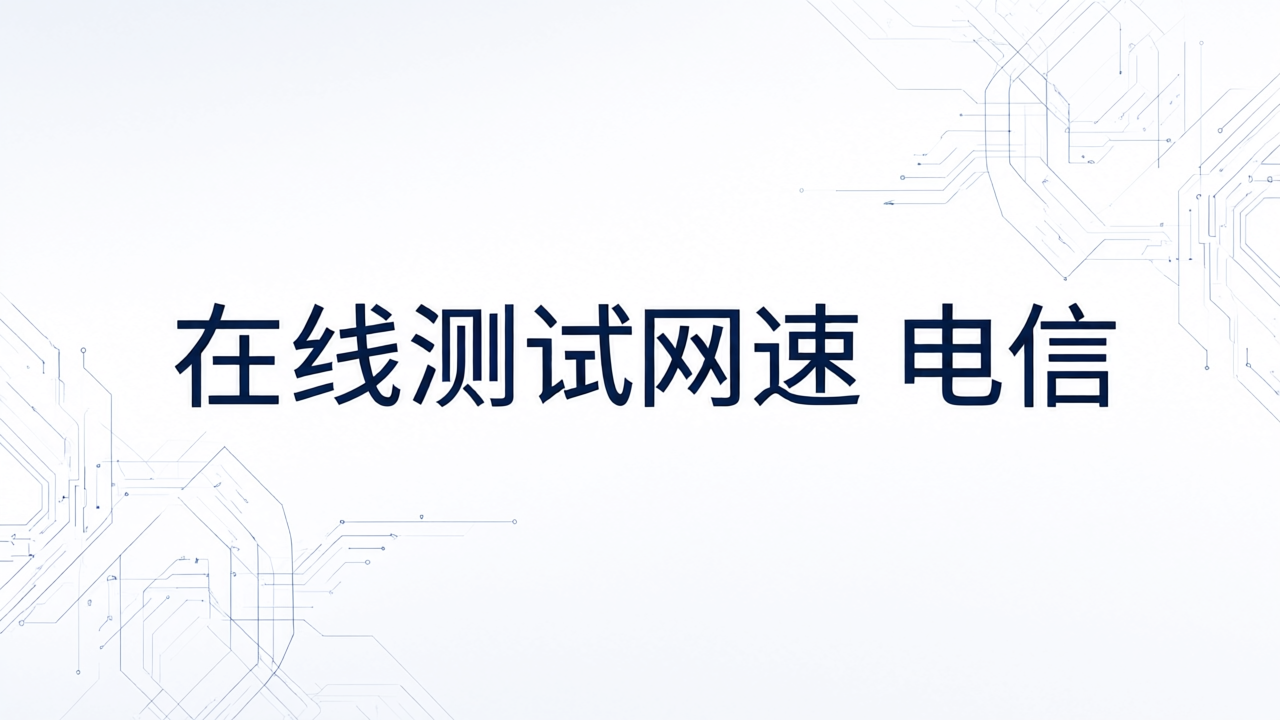 在线测试网速 电信