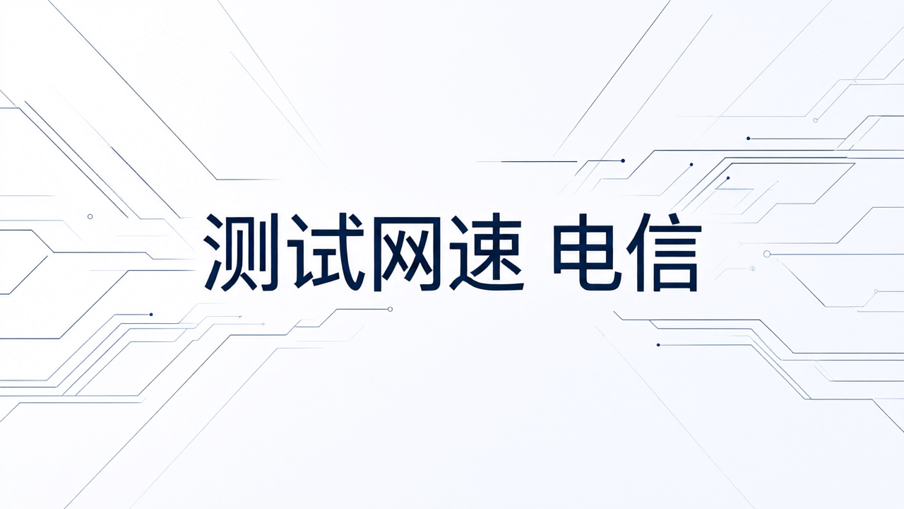 测试网速 电信