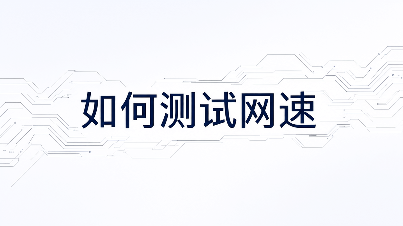 如何测试网速