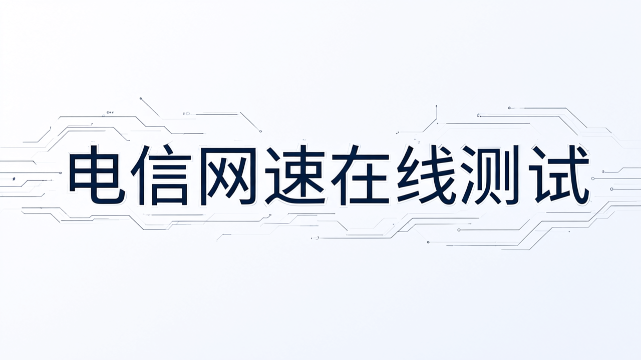 电信网速在线测试