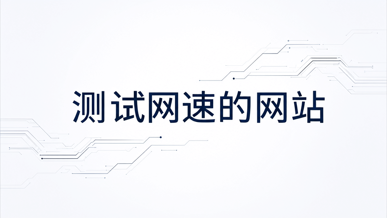 测试网速的网站