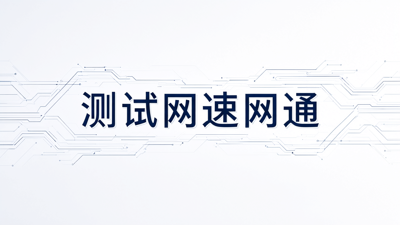测试网速网通