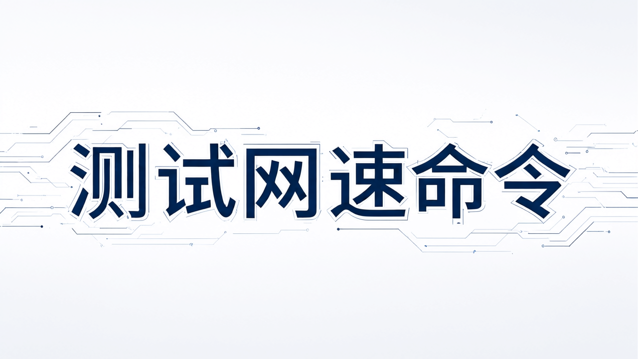 测试网速命令