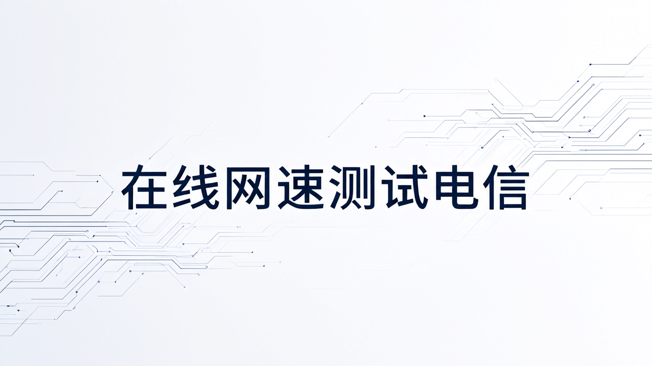 在线网速测试电信
