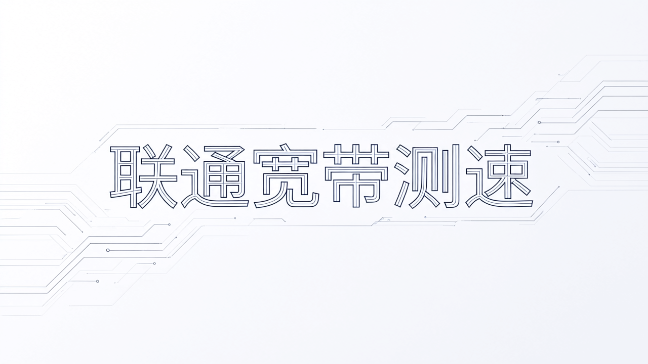 联通宽带测速
